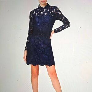BETSEY JOHNSON LACE LONG SLEEVE DRESS 4